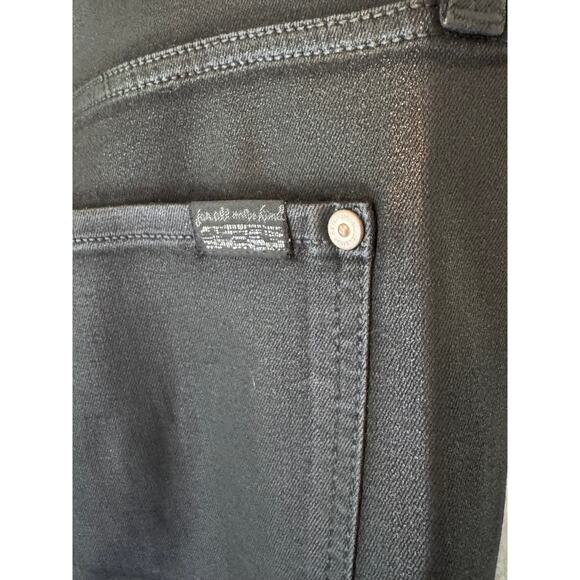 7 for all mankind The High Waist Ankle Skinny Two-Toned Jeans Size 32 - Picture 8 of 13